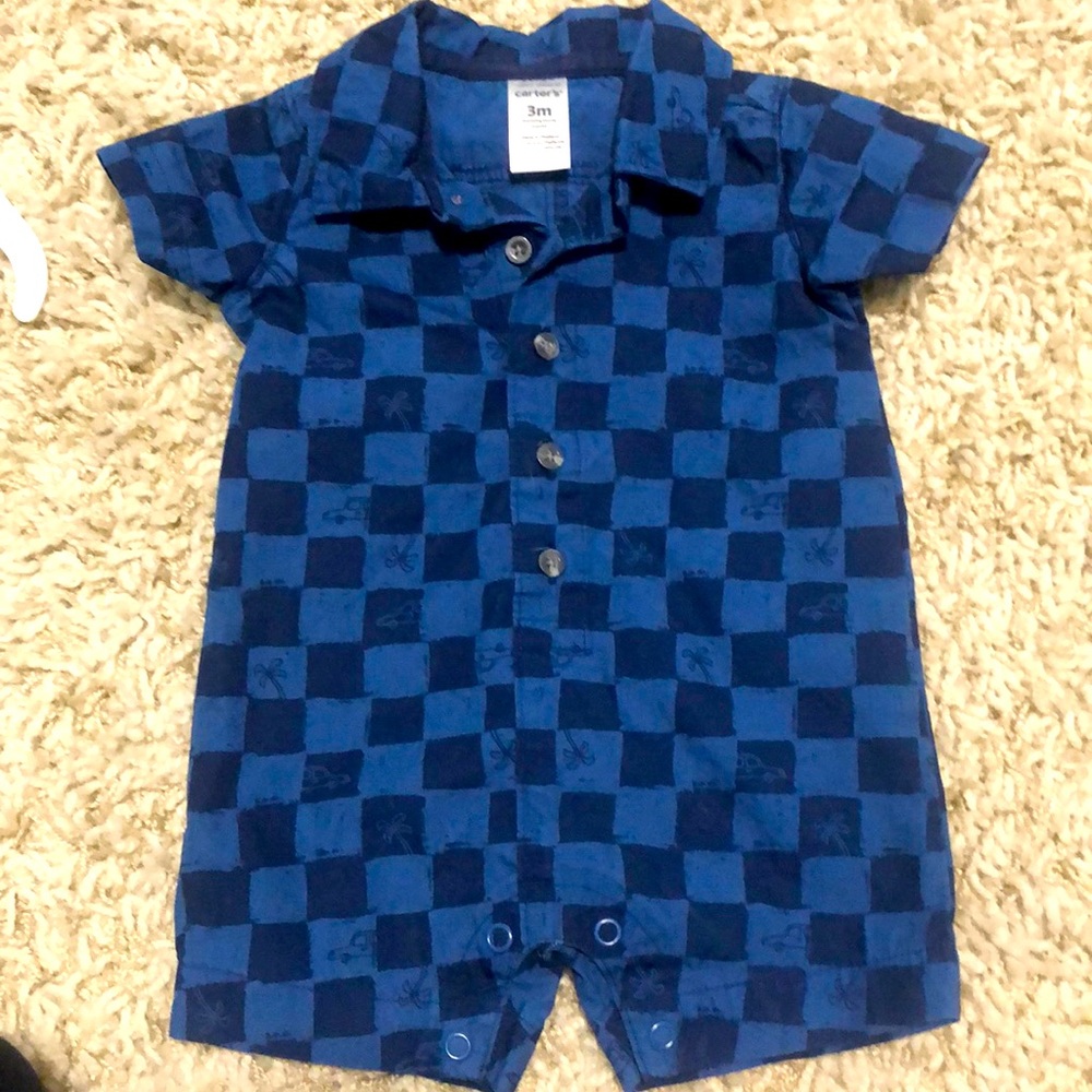 (3 for $35) Romper with palm trees